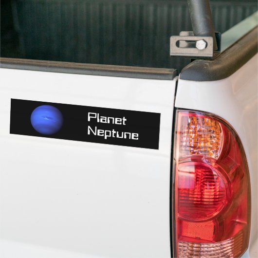 Planet Neptune Car Bumpersticker (Op Truck)