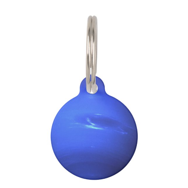 Planet Neptune Huisdierpenning (Voorkant)