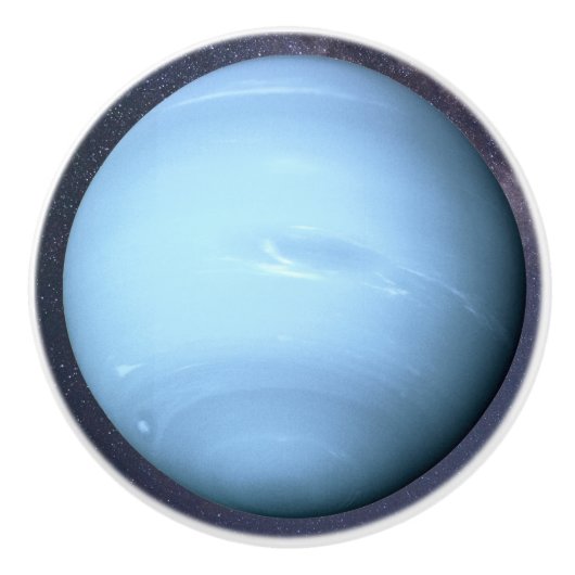 Planet Neptune Keramische Knop (Voorkant)