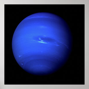 PLANET NEPTUNE natural (zonnestelsel) ~ Poster