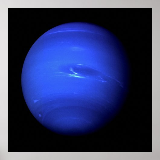 PLANET NEPTUNE natural (zonnestelsel) ~ Poster (Voorkant)