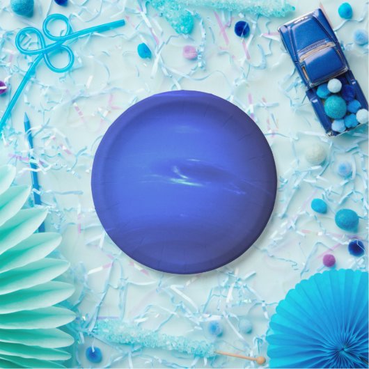 Planet Neptune Papieren Bordje (Feest)
