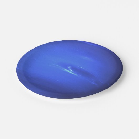 Planet Neptune Papieren Bordje (Gekanteld)