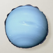 Planet Neptune Rond Kussen (Achterkant)