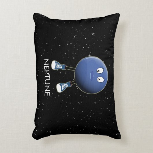 Planet Neptune & Stars Accent Kussen (Voorkant(Verticaal))