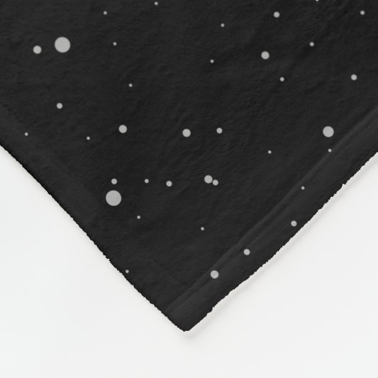 Planet Neptune & Stars Fleece Deken (Hoek)