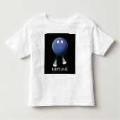 Planet Neptune & Stars Kinder Shirts (Voorkant)