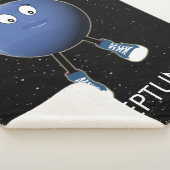 Planet Neptune & Stars Sherpa Deken (3/4)