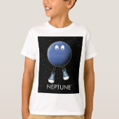 Planet Neptune & Stars T-shirt (Voorkant)
