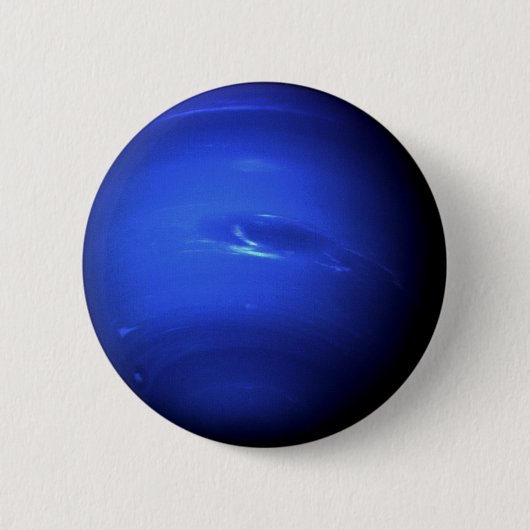 PLANET NEPTUNE (zonnestelsel) ~ Ronde Button 5,7 Cm (Voorkant)