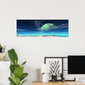 Planet Newerades Panorama Poster (Thuiskantoor)