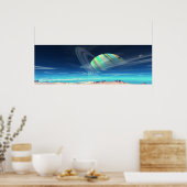 Planet Newerades Panorama Poster (Keuken)