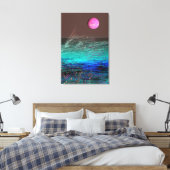 Planet Night Scape Canvas Afdruk (Insitu (Slaapkamer))