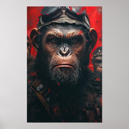 Planet of the Apes Action Poster (Voorkant)