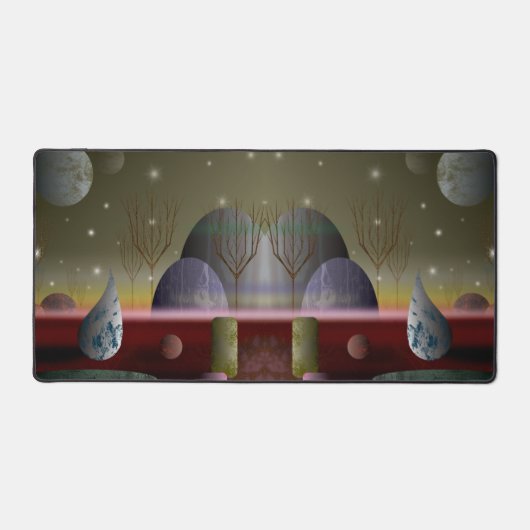Planet of the Shapes Desk Mat (Voorkant)