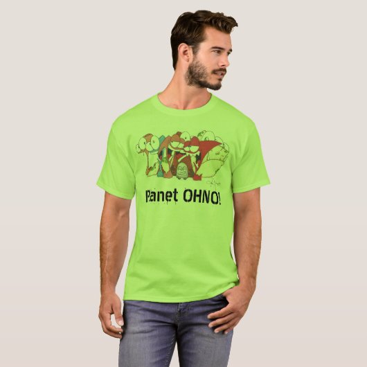 Planet OHNO. T T-shirt (Voorkant volledig)