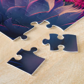 Planet omringd door bloemen legpuzzel (Zijkant)