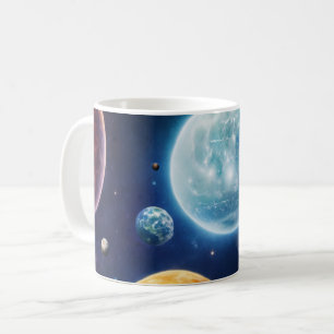 Planet ontwerpen van bekers en Mokken