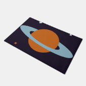 Planet orbit heelal sterrenstelsel deurmat (Schuin)