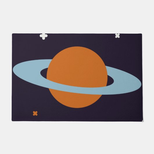 Planet orbit heelal sterrenstelsel deurmat (Voorkant)