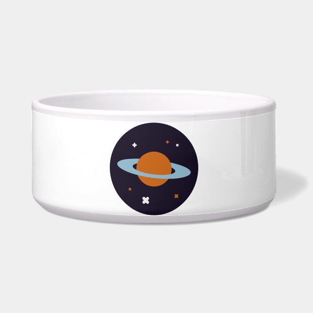 Planet orbit heelal sterrenstelsel voerbakje (Voorkant)