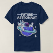 Planet Outer Space Science Universe Future Astrona T-shirt (Design voorkant)