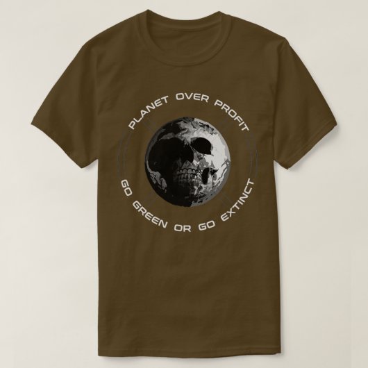 Planet over de winst 16 t-shirt (Design voorkant)