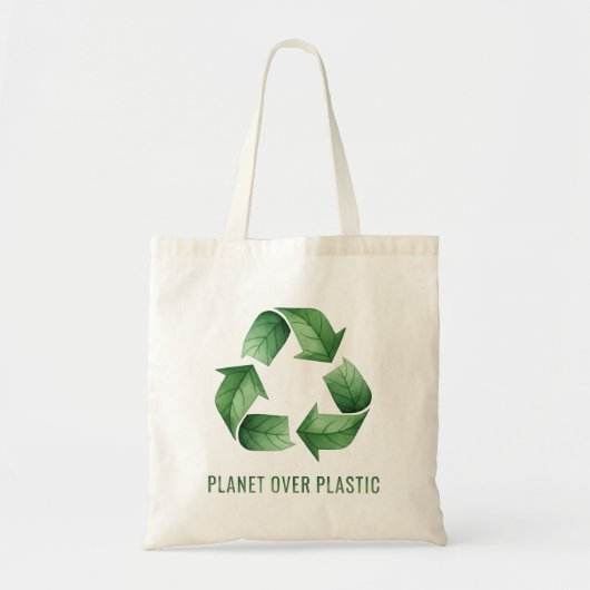 Planet Over Plastic Herbruikbaar Tas (Voorkant)