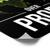 Planet Over Profit - Milieubescherming Aarde Poster (Hoek)