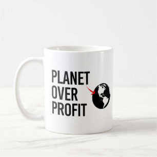 Planet over winst koffiemok
