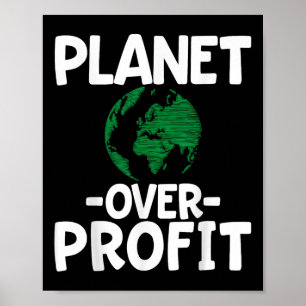 Planet over winst poster