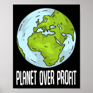 Planet-over-winst Recyclen het milieu e.a. Poster