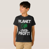 Planet over winst t-shirt (Voorkant volledig)