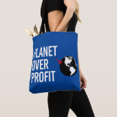 Planet over winst tote bag (Dichtbij)