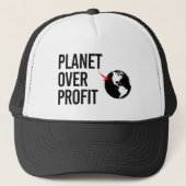 Planet over winst trucker pet (Voorkant)