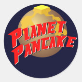 Planet Pannenkoek Sticker (Voorkant)