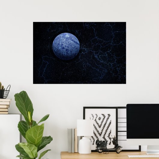 Planet - Parijs Poster (Thuiskantoor)