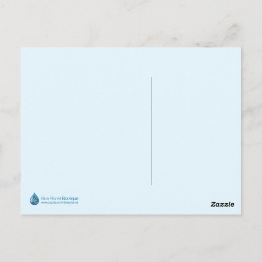 Planet Paris briefkaart (Achterkant)