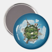 Planet Paris magneet (Voorkant / Achterkant)