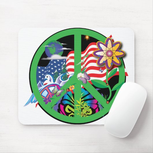 Planet Peace US Muismat (Met muis)