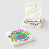 Planet Peek-A-Boo Onderzetter Fun (Zijkant)