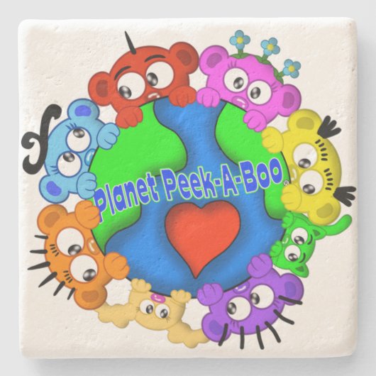 Planet Peek-A-Boo Onderzetter Fun (Voorkant)