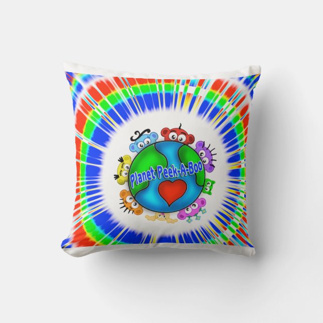 Planet Peek-A-Boo Pillow Kussen (Voorkant)