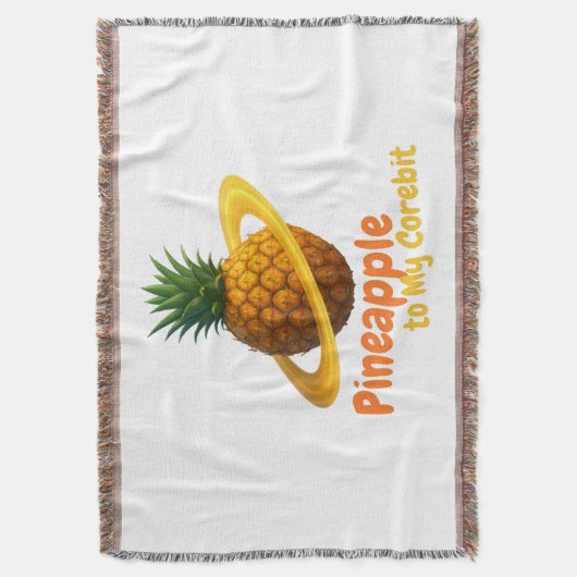 Planet Pineapple Deken (Voorkant Verticaal)