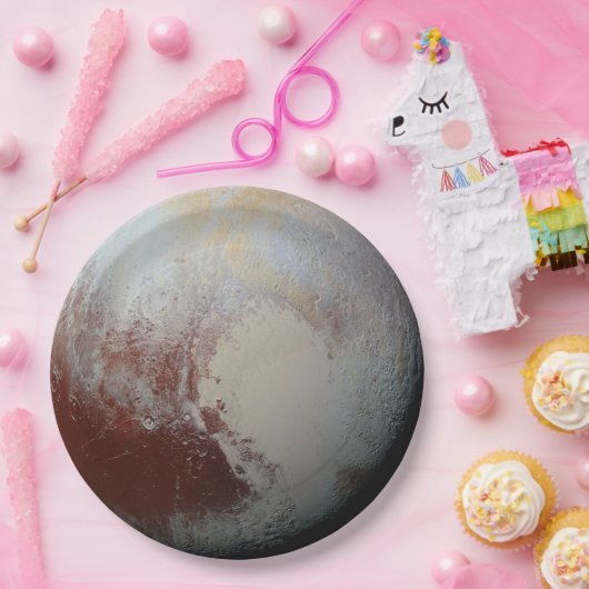 Planet Pluto Astronomy Disposable Paper Borden Papieren Bordje (Feest)