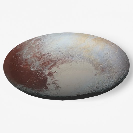 Planet Pluto Astronomy Disposable Paper Borden Papieren Bordje (Gekanteld)