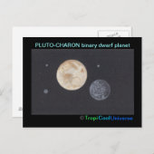 Planet PLUTO briefkaart (Voorkant / Achterkant)