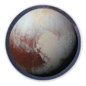 Planet Pluto Keramische Knop (Voorkant)