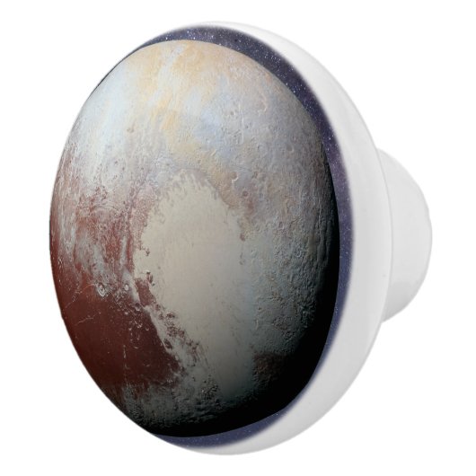 Planet Pluto Keramische Knop (Rechts)