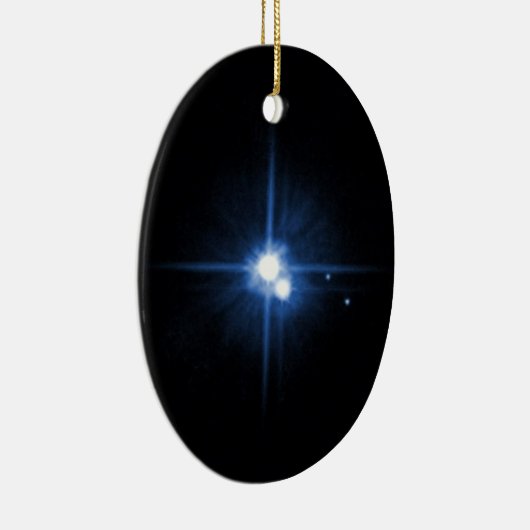 Planet Pluto moon Charon NASA Keramisch Ornament (Rechts)